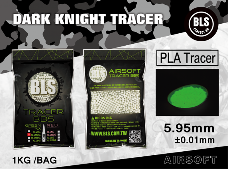 BLS 0.2G - 0.32G Tracer BBs - Green