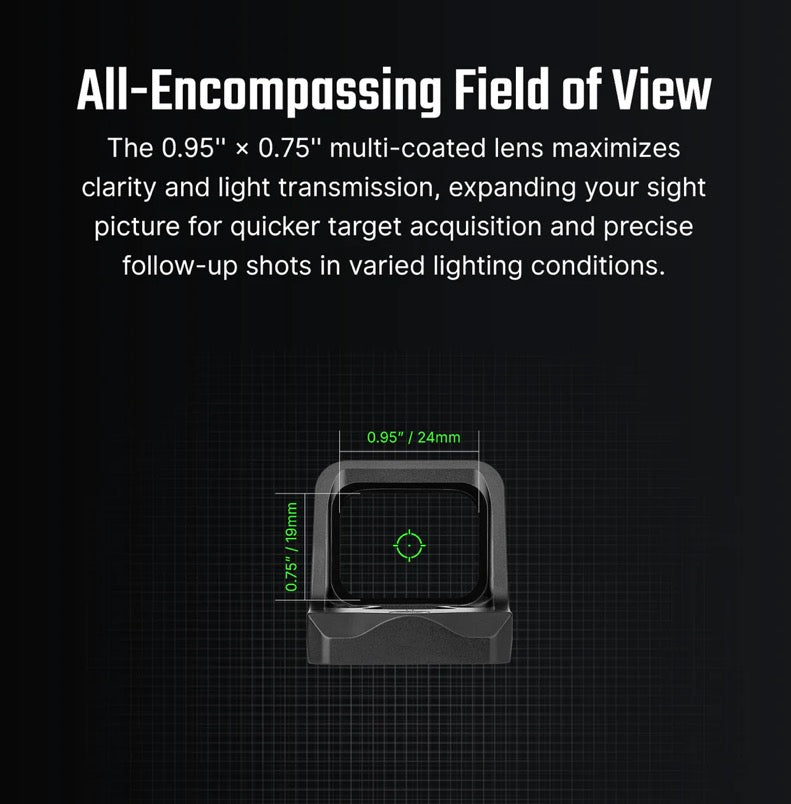 OSIGHT C GN OPEN REFLEX OPTIC