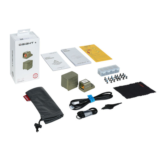 Osight S 2 MOA Dot & 32 MOA Circle with OAL Material - Olive Green