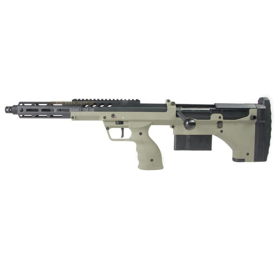 Silverback SRS A2 / M2 Airsoft Sniper Rifle (Covert, 16 inch Barrel) Licensed by Desert Tech - OD (Left Hand
