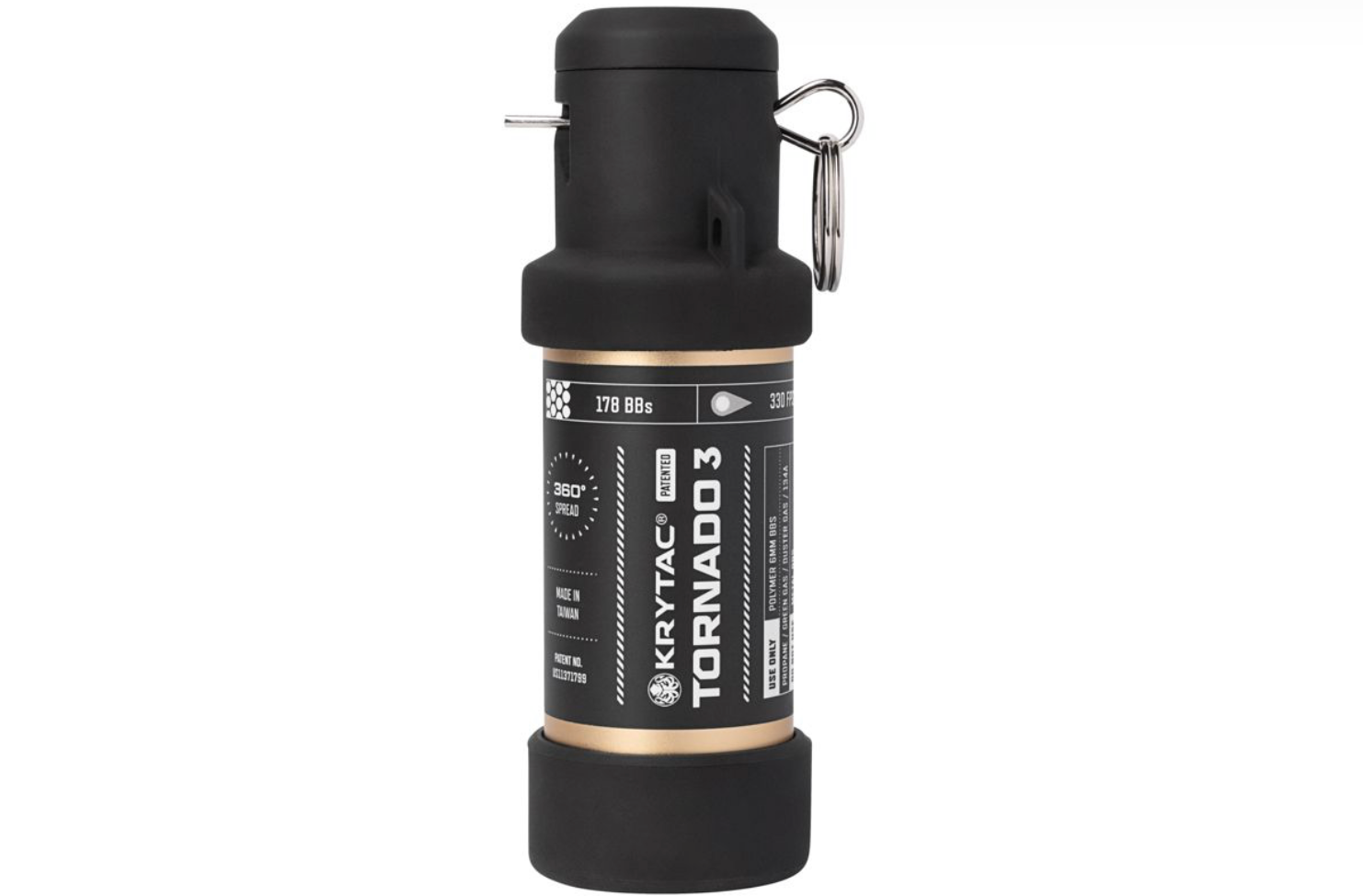 KRYTAC TORNADO 3 TIMED AIRSOFT FRAG GRENADE