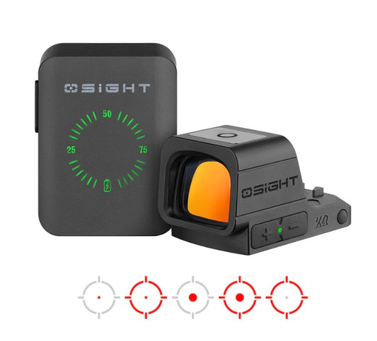 OSIGHT XR ENCLOSED MULTI-RETICLE RED DOT SIGHT