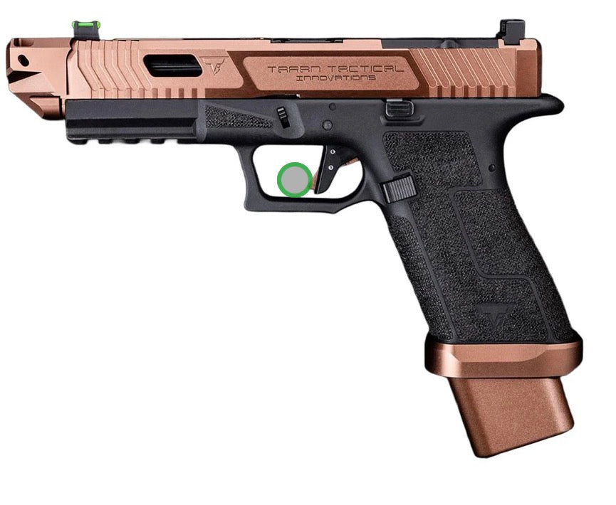 ARMY ARMAMENT TTI BALLERINA G17 CNC GBB AIRSOFT PISTOL - BRONZE (LICENSED BY EMG)