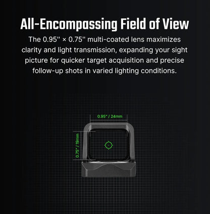 OSIGHT C GN OPEN REFLEX OPTIC