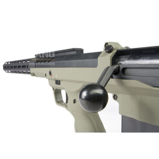 Silverback SRS A2 / M2 Airsoft Sniper Rifle (22 inch Barrel) Licensed by Desert Tech - OD (Left  Hand