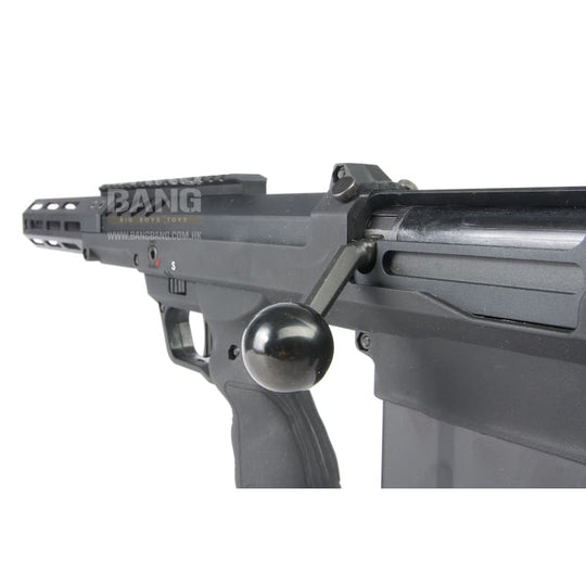 Silverback SRS A2 / M2 Airsoft Sniper Rifle (Covert, 16 inch Barrel) Licensed by Desert Tech - BK  (Left Hand)