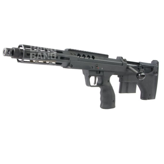 Silverback SRS A2 / M2 Airsoft Sniper Rifle (Covert, 16 inch Barrel) Licensed by Desert Tech - BK  (Left Hand)