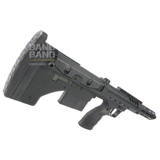 Silverback SRS A2 / M2 Airsoft Sniper Rifle (Covert, 16 inch Barrel) Licensed by Desert Tech - BK  (Left Hand)