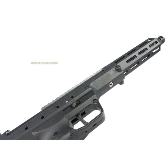 Silverback SRS A2 / M2 Airsoft Sniper Rifle (Covert, 16 inch Barrel) Licensed by Desert Tech - BK  (Left Hand)