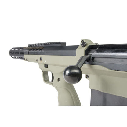 Silverback SRS A2 / M2 Airsoft Sniper Rifle (Covert, 16 inch Barrel) Licensed by Desert Tech - OD  (Left Hand